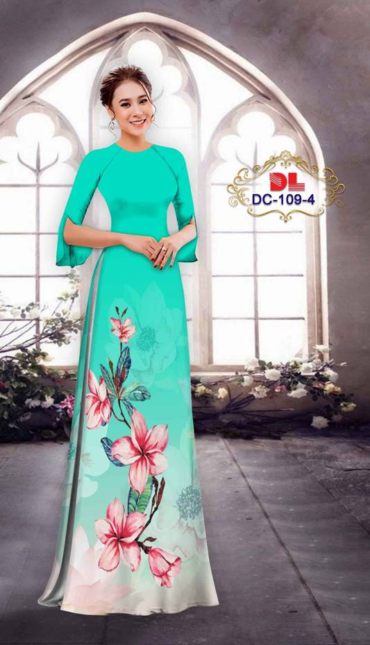 Vải Áo Dài Hoa Sứ Vừa Ra AD DC109 36 Vải Áo Dài Hoa Sứ Vừa Ra AD DC109