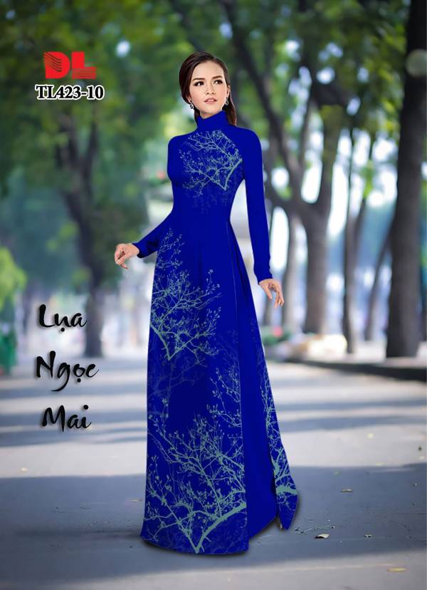 Vải Áo Dài Hình Cây Vừa Ra AD TL423 33 Vải Áo Dài Hình Cây Vừa Ra  AD TL423