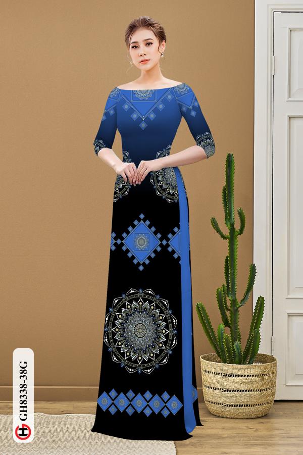 Vải Áo Dài Hoa Văn Vừa Ra AD GH8338 31 Vải Áo Dài Hoa Văn Vừa Ra AD GH8338