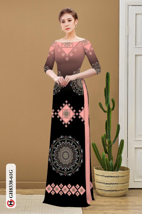 Vải Áo Dài Hoa Văn Vừa Ra AD GH8338 37 Vải Áo Dài Hoa Văn Vừa Ra AD GH8338