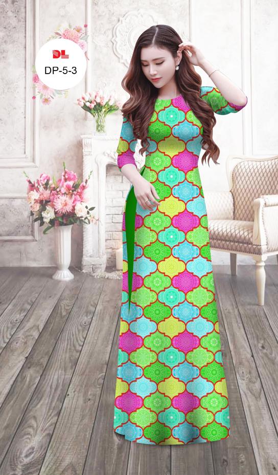 Vải Áo Dài Hoa Văn Độc Đáo AD DP5