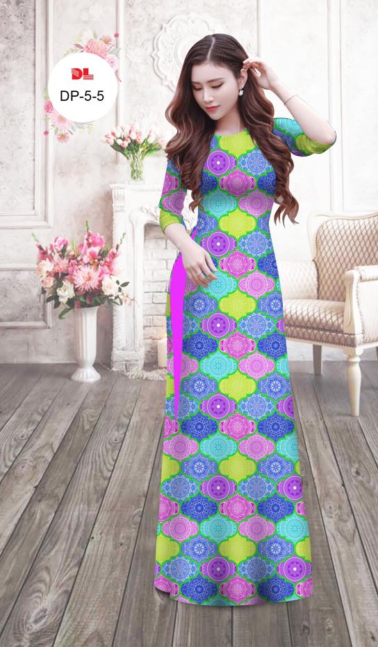 Vải Áo Dài Hoa Văn Độc Đáo AD DP5