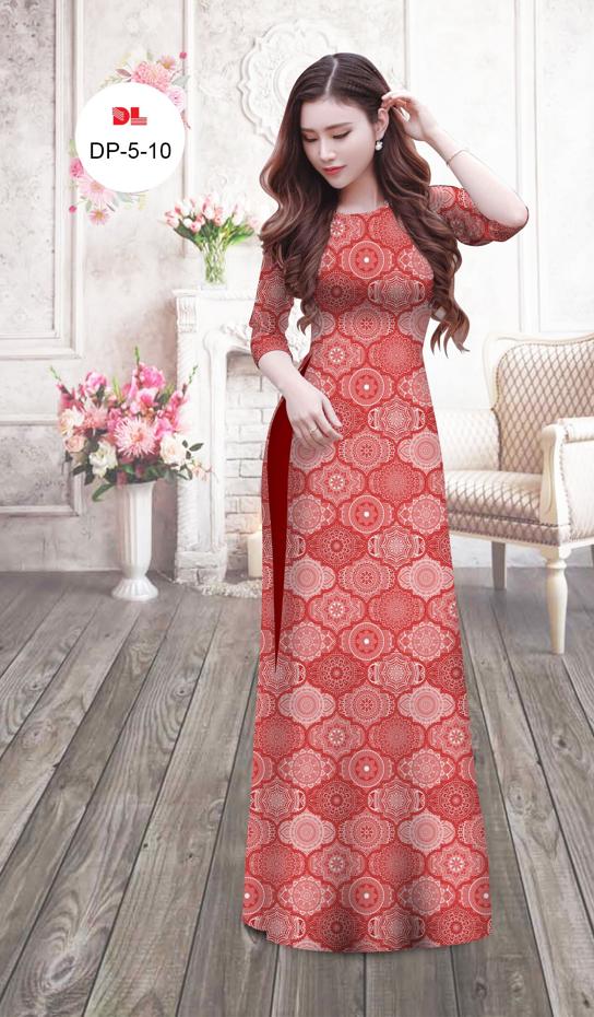 Vải Áo Dài Hoa Văn Độc Đáo AD DP5