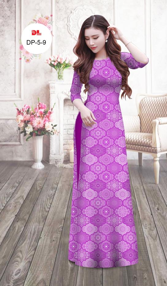 Vải Áo Dài Hoa Văn Độc Đáo AD DP5