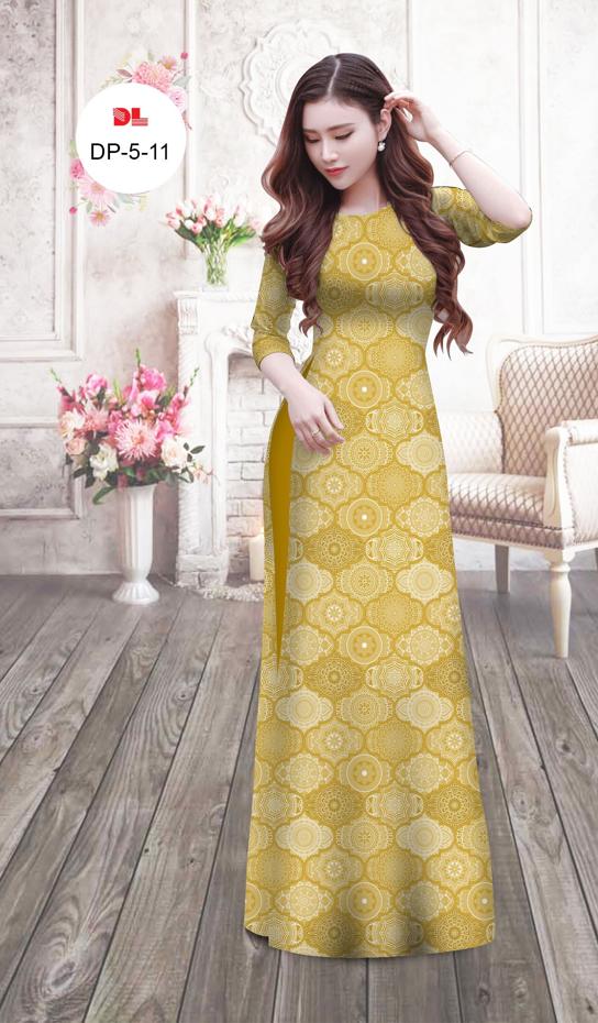 Vải Áo Dài Hoa Văn Độc Đáo AD DP5