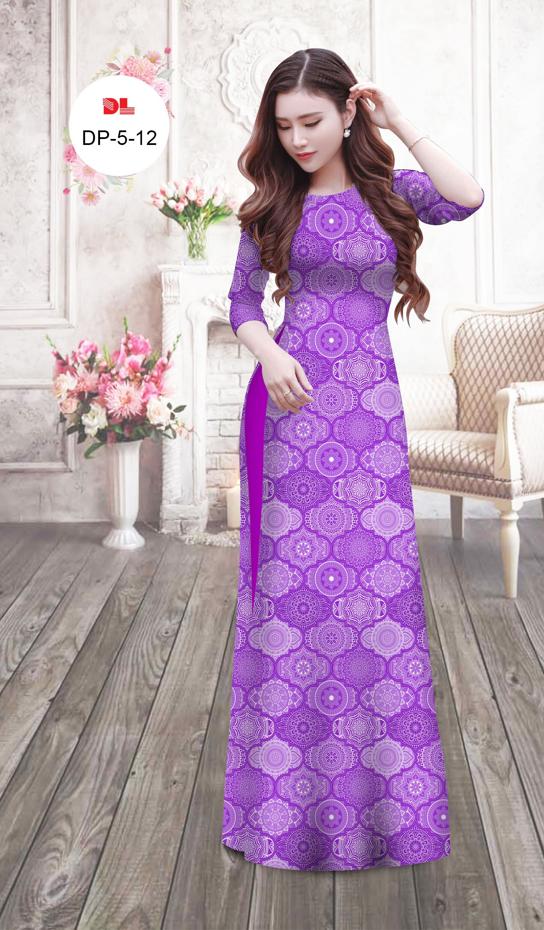 Vải Áo Dài Hoa Văn Độc Đáo AD DP5
