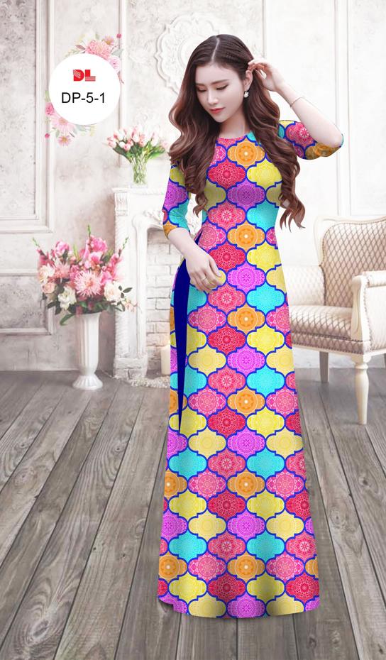 Vải Áo Dài Hoa Văn Độc Đáo AD DP5