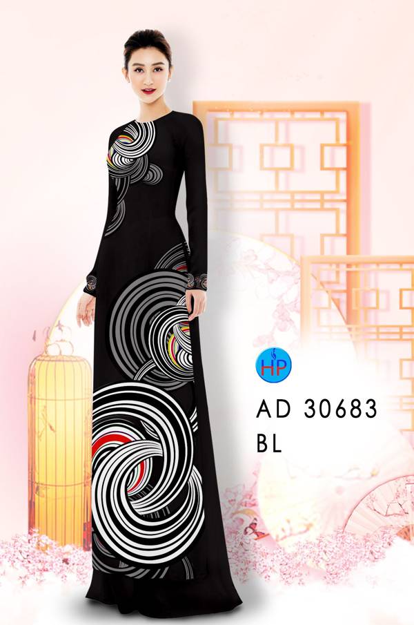 Vải Áo Dài Hoa Văn Vừa Ra  AD 30683