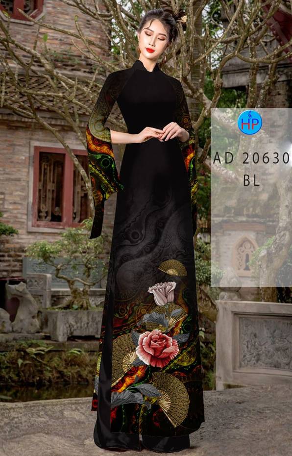 Vải Áo Dài Hoa Hồng Kiểu Mới AD 20630 43 Vải Áo Dài Hoa Hồng Kiểu Mới AD 20630