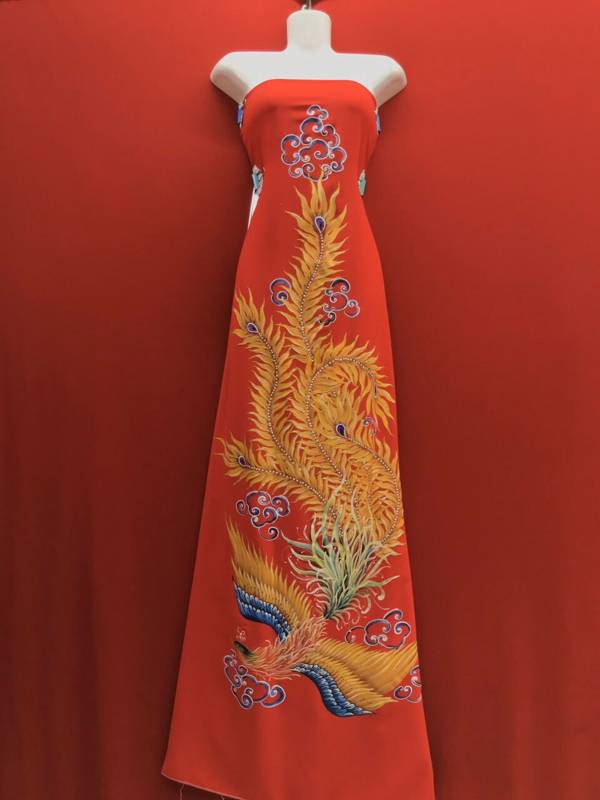 Vải Áo Dài Vẽ Chim Công Thiết Kế 2021 AD VE270422 4 Vải Áo Dài Vẽ Chim Công Thiết Kế 2021 AD VE270422