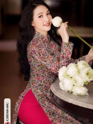Vải Áo Dài Hoa Văn Kiểu Mới AD GH8368 17 10c5464c