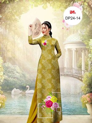 Vải Áo Dài Hoa Hồng Mới Ra AD DP24 27 13a998af
