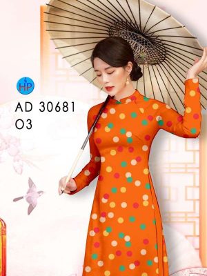 Vải Áo Dài Chấm Bi Kiểu Mới AD 30681 31 15f2404a