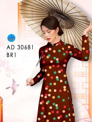 Vải Áo Dài Chấm Bi Kiểu Mới AD 30681 32 15f77b8a