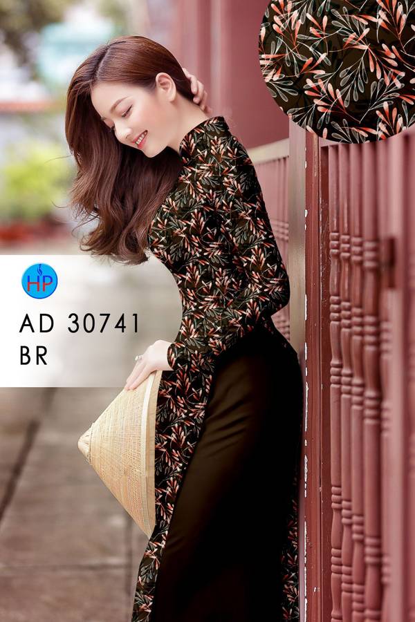 Vải Áo Dài Hoa Đều Mới Ra AD 30741 49 Vải Áo Dài Hoa Đều Mới Ra AD 30741