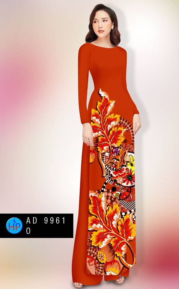 Vải Áo Dài In Hình Lá Vừa Ra AD 9961 38 Vải Áo Dài In Hình Lá Vừa Ra AD 9961