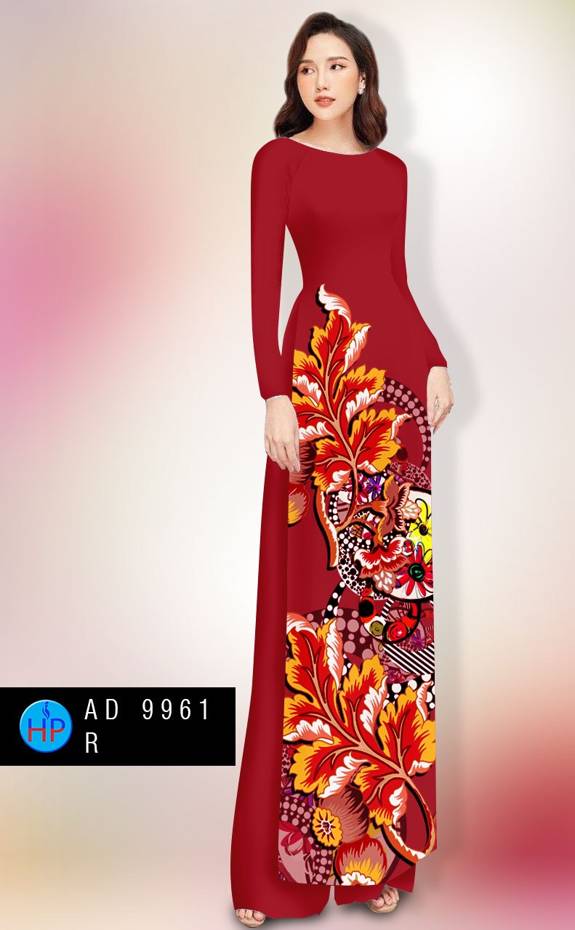 Vải Áo Dài In Hình Lá Vừa Ra AD 9961 39 Vải Áo Dài In Hình Lá Vừa Ra AD 9961