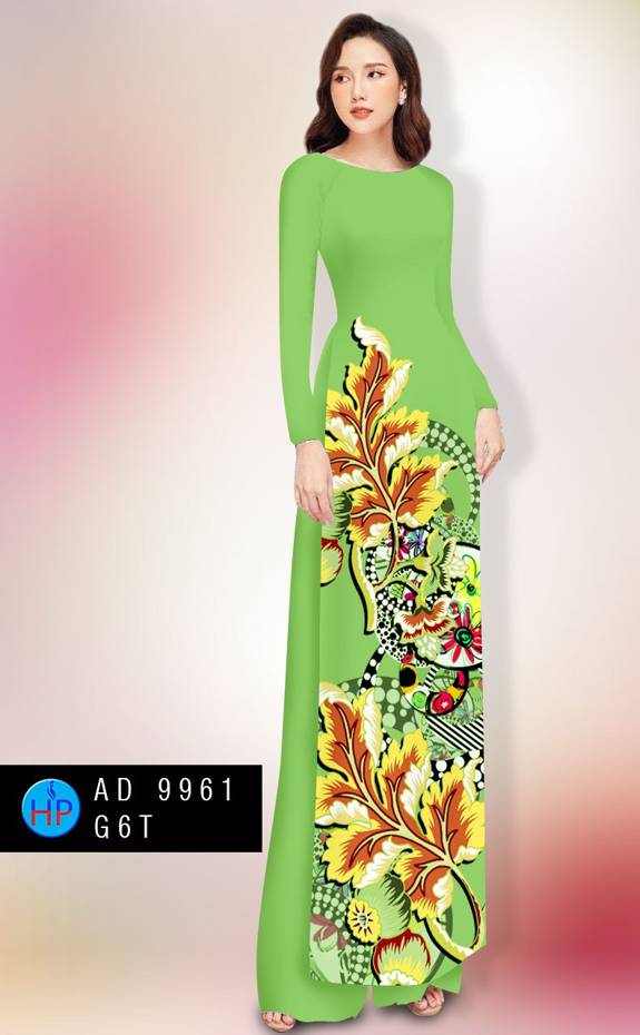 Vải Áo Dài In Hình Lá Vừa Ra AD 9961 49 Vải Áo Dài In Hình Lá Vừa Ra AD 9961