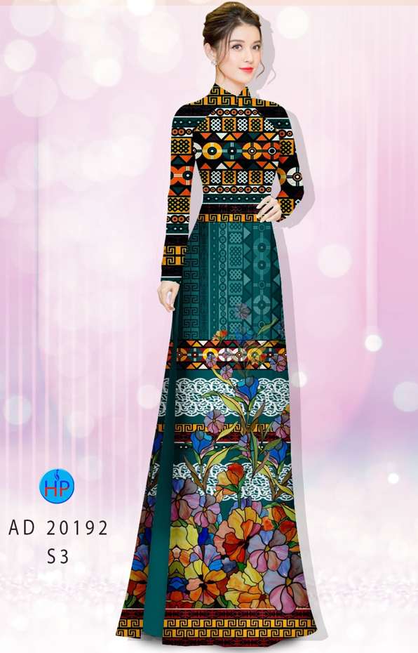 Vải Áo Dài Hoa Văn Độc Đáo AD 20192 50 Vải Áo Dài Hoa Văn Độc Đáo AD 20192