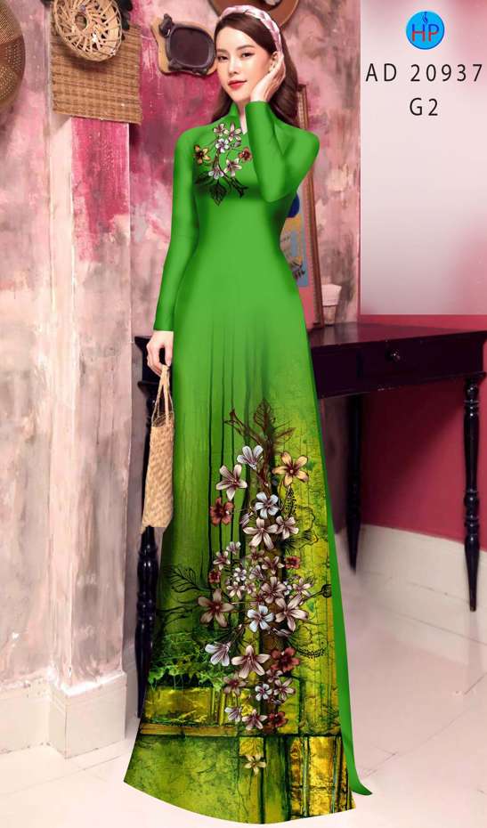 Vải Áo Dài Hoa In 3D Vừa Ra AD 20937 47 Vải Áo Dài Hoa In 3D Vừa Ra AD 20937