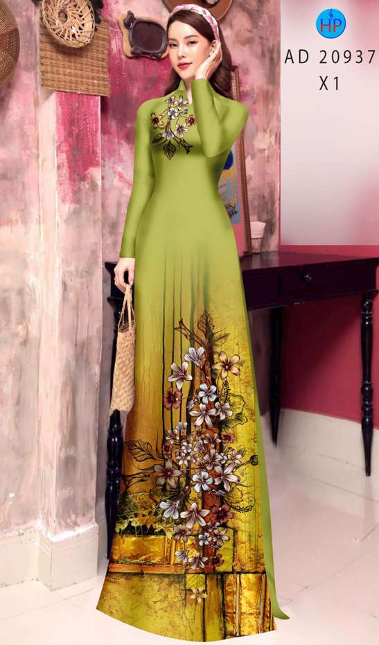 Vải Áo Dài Hoa In 3D Vừa Ra AD 20937 48 Vải Áo Dài Hoa In 3D Vừa Ra AD 20937