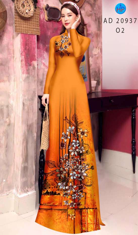 Vải Áo Dài Hoa In 3D Vừa Ra AD 20937 46 Vải Áo Dài Hoa In 3D Vừa Ra AD 20937