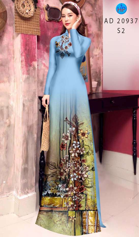 Vải Áo Dài Hoa In 3D Vừa Ra AD 20937 49 Vải Áo Dài Hoa In 3D Vừa Ra AD 20937