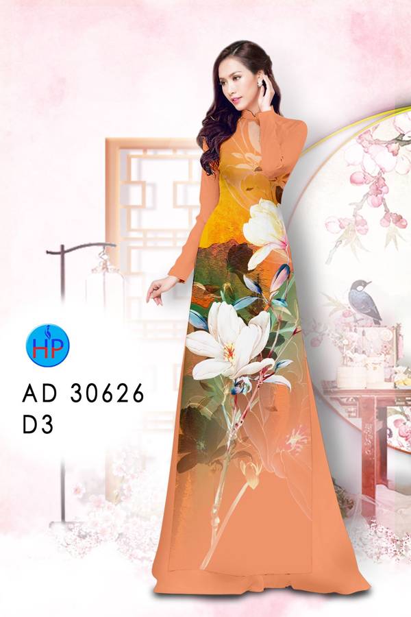 Vải Áo Dài Hoa In 3D Mới Ra AD 30626 39 Vải Áo Dài Hoa In 3D Mới Ra AD 30626