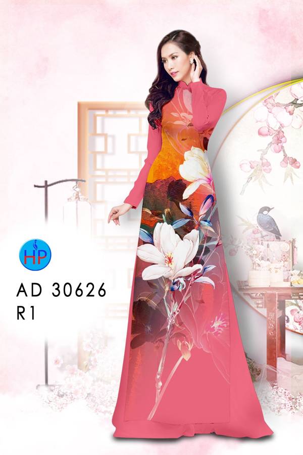Vải Áo Dài Hoa In 3D Mới Ra AD 30626 41 Vải Áo Dài Hoa In 3D Mới Ra AD 30626