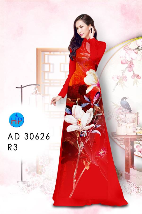 Vải Áo Dài Hoa In 3D Mới Ra AD 30626 42 Vải Áo Dài Hoa In 3D Mới Ra AD 30626