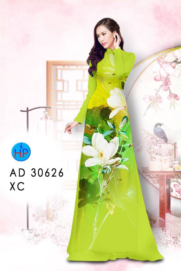 Vải Áo Dài Hoa In 3D Mới Ra AD 30626 47 Vải Áo Dài Hoa In 3D Mới Ra AD 30626