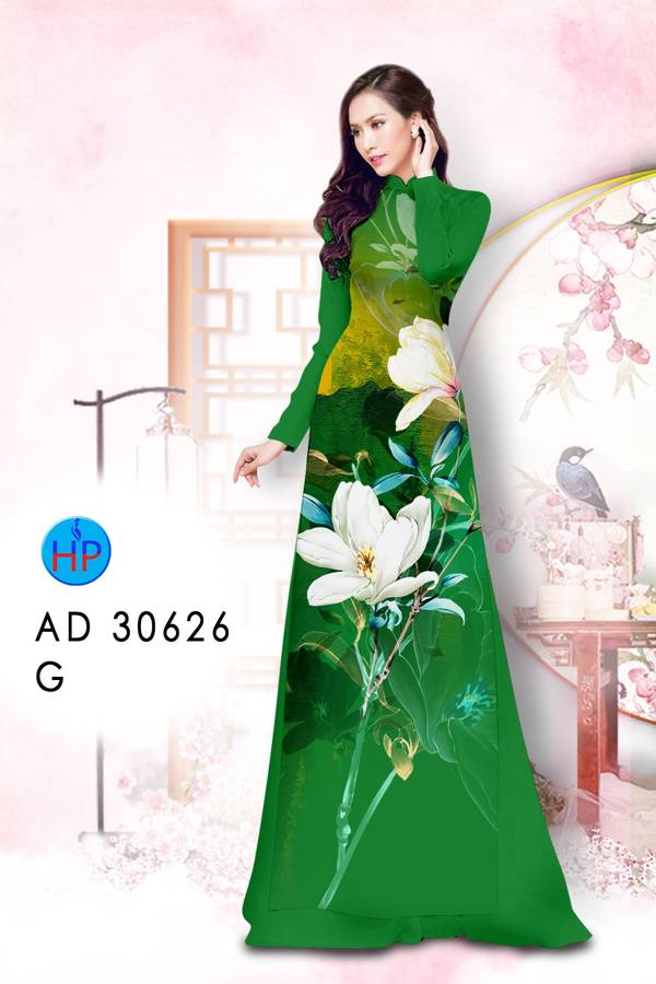 Vải Áo Dài Hoa In 3D Mới Ra AD 30626 52 Vải Áo Dài Hoa In 3D Mới Ra AD 30626