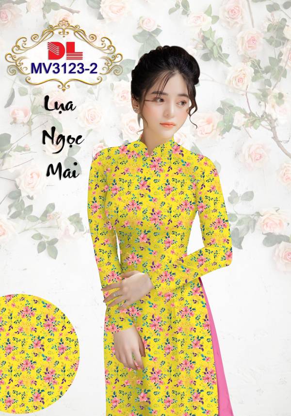 Vải Áo Dài Hoa Nhí Vừa Ra AD MV3123 52 Vải Áo Dài Hoa Nhí Vừa Ra AD MV3123