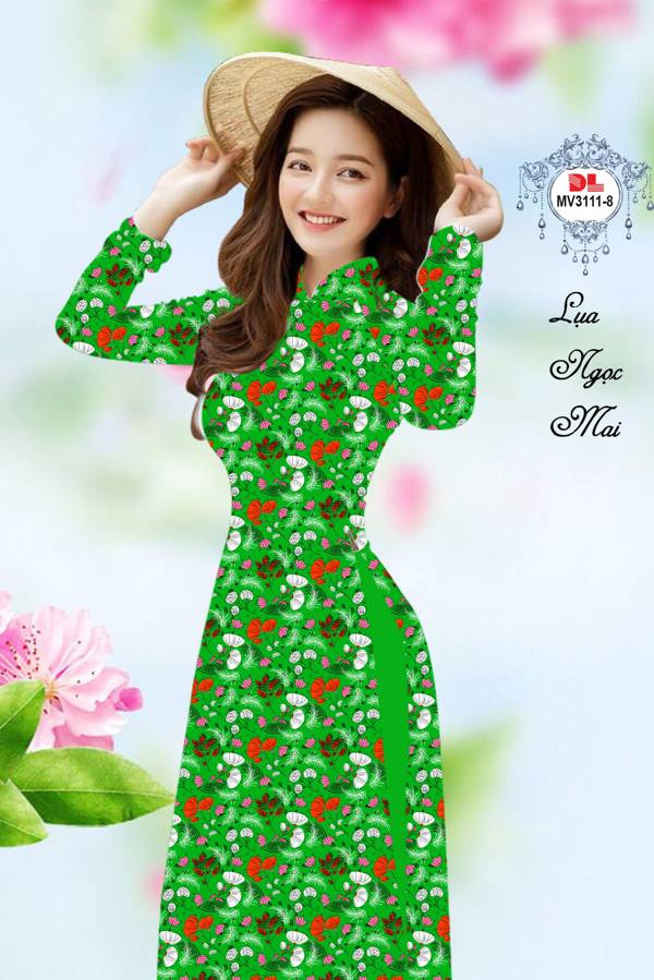 Vải Áo Dài Hoa In 3D Vừa Ra AD MV3111 39 Vải Áo Dài Hoa In 3D Vừa Ra  AD MV3111