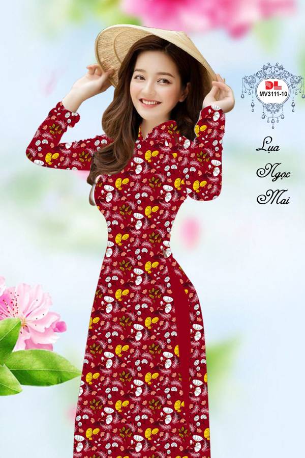 Vải Áo Dài Hoa In 3D Vừa Ra AD MV3111 41 Vải Áo Dài Hoa In 3D Vừa Ra  AD MV3111