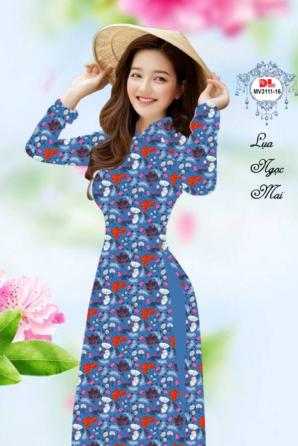 Vải Áo Dài Hoa In 3D Vừa Ra AD MV3111 47 Vải Áo Dài Hoa In 3D Vừa Ra  AD MV3111