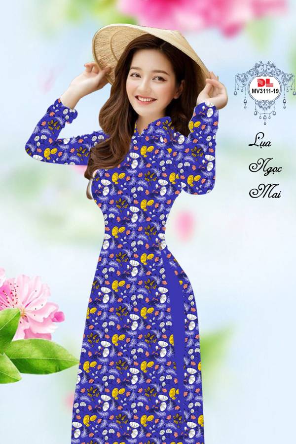 Vải Áo Dài Hoa In 3D Vừa Ra AD MV3111 49 Vải Áo Dài Hoa In 3D Vừa Ra  AD MV3111