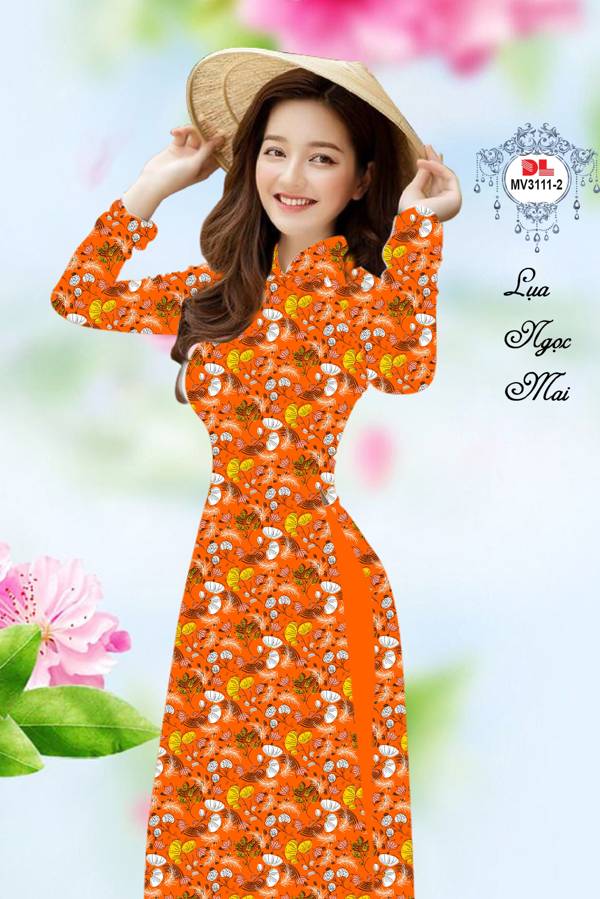 Vải Áo Dài Hoa In 3D Vừa Ra AD MV3111 51 Vải Áo Dài Hoa In 3D Vừa Ra  AD MV3111