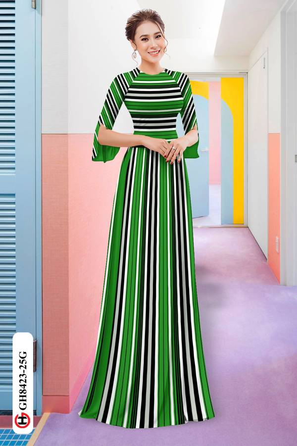 Vải Áo Dài Hoa Văn Sọc Thiết Kế 2021 AD GH8423 33 Vải Áo Dài Hoa Văn Sọc Thiết Kế 2021 AD GH8423