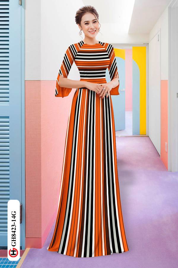 Vải Áo Dài Hoa Văn Sọc Thiết Kế 2021 AD GH8423 35 Vải Áo Dài Hoa Văn Sọc Thiết Kế 2021 AD GH8423