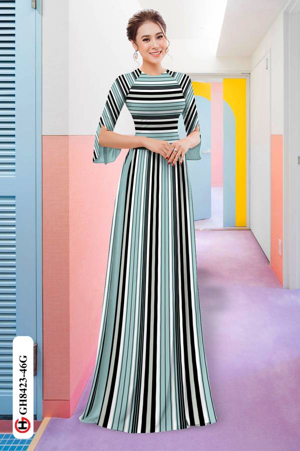 Vải Áo Dài Hoa Văn Sọc Thiết Kế 2021 AD GH8423 38 Vải Áo Dài Hoa Văn Sọc Thiết Kế 2021 AD GH8423