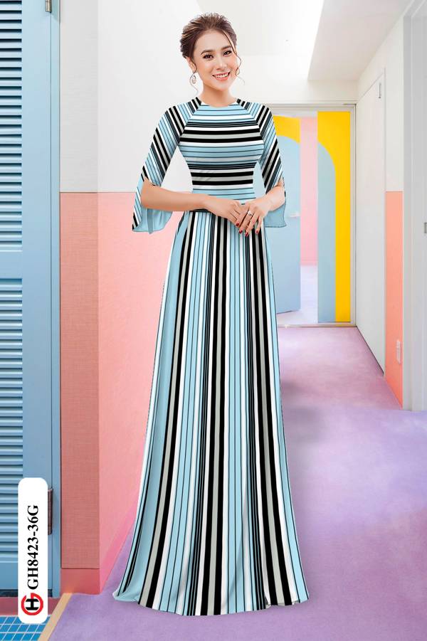 Vải Áo Dài Hoa Văn Sọc Thiết Kế 2021 AD GH8423 39 Vải Áo Dài Hoa Văn Sọc Thiết Kế 2021 AD GH8423