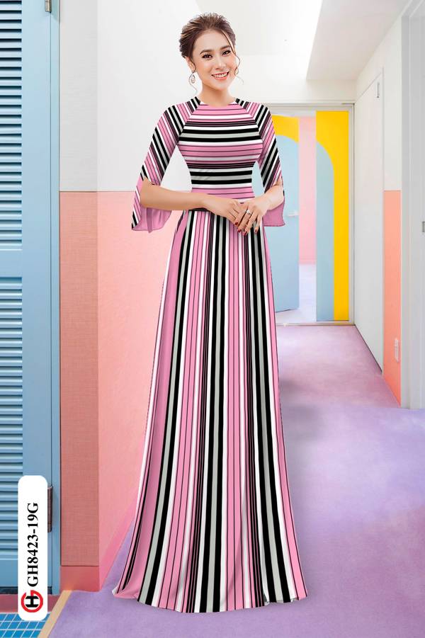 Vải Áo Dài Hoa Văn Sọc Thiết Kế 2021 AD GH8423 42 Vải Áo Dài Hoa Văn Sọc Thiết Kế 2021 AD GH8423