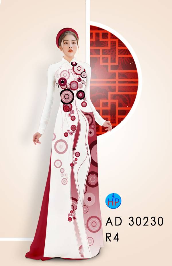 Vải Áo Dài Hoa Văn Thiết Kế 2021 AD 30230