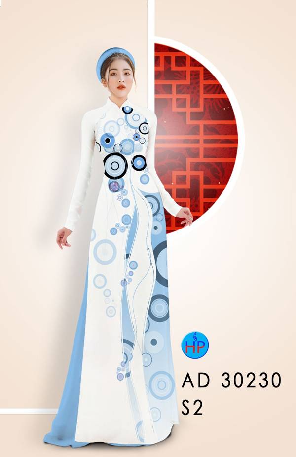 Vải Áo Dài Hoa Văn Thiết Kế 2021 AD 30230