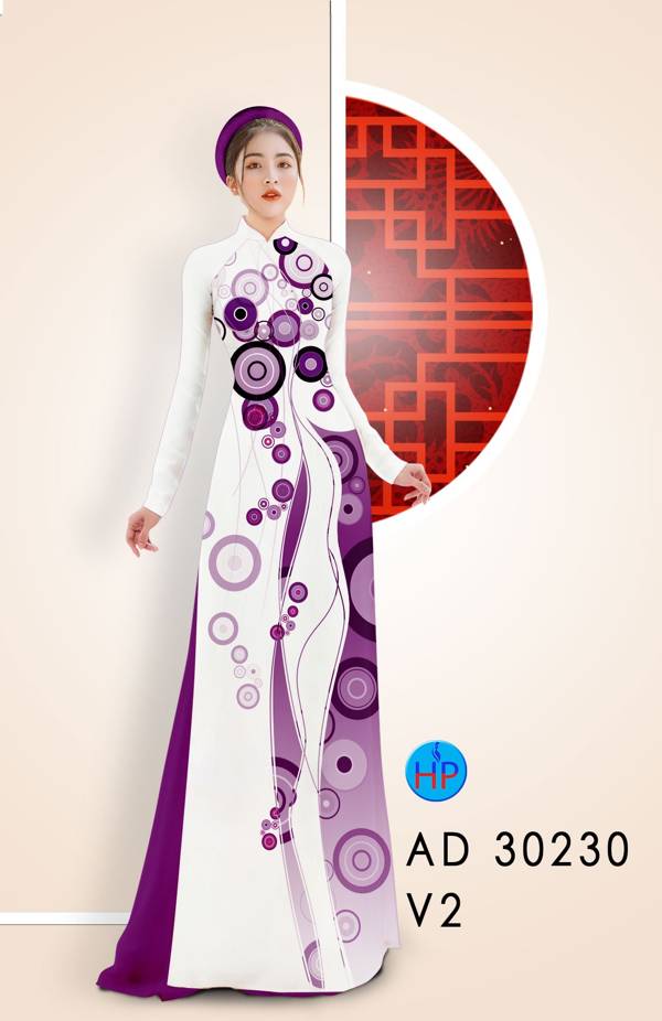 Vải Áo Dài Hoa Văn Thiết Kế 2021 AD 30230