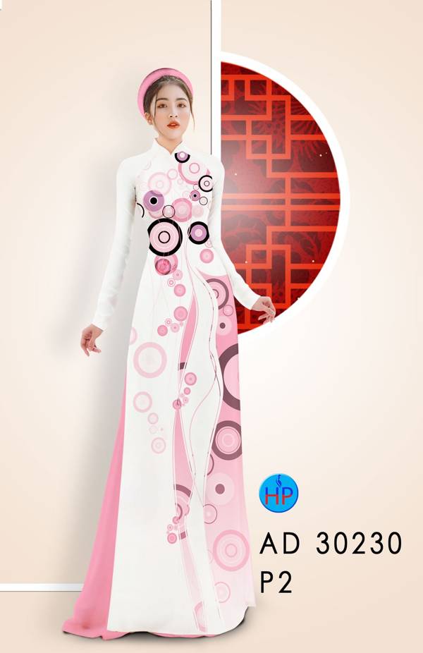 Vải Áo Dài Hoa Văn Thiết Kế 2021 AD 30230