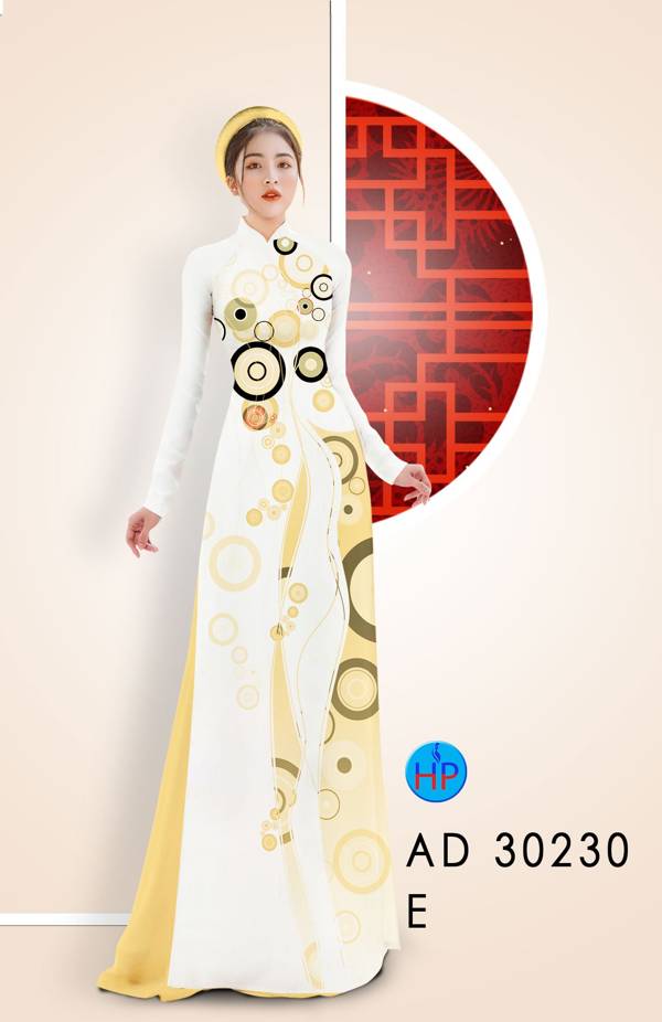 Vải Áo Dài Hoa Văn Thiết Kế 2021 AD 30230