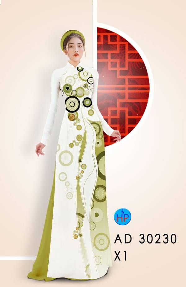 Vải Áo Dài Hoa Văn Thiết Kế 2021 AD 30230