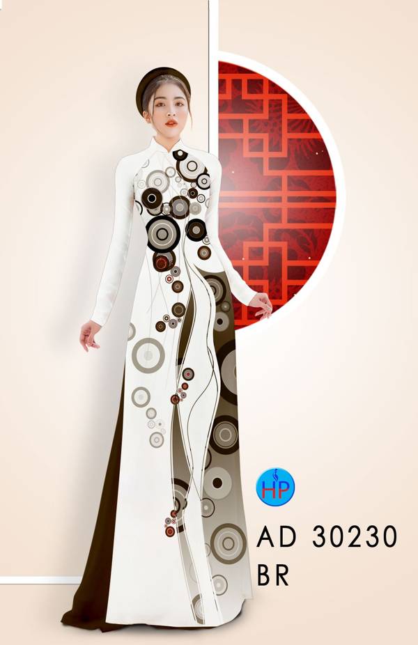 Vải Áo Dài Hoa Văn Thiết Kế 2021 AD 30230